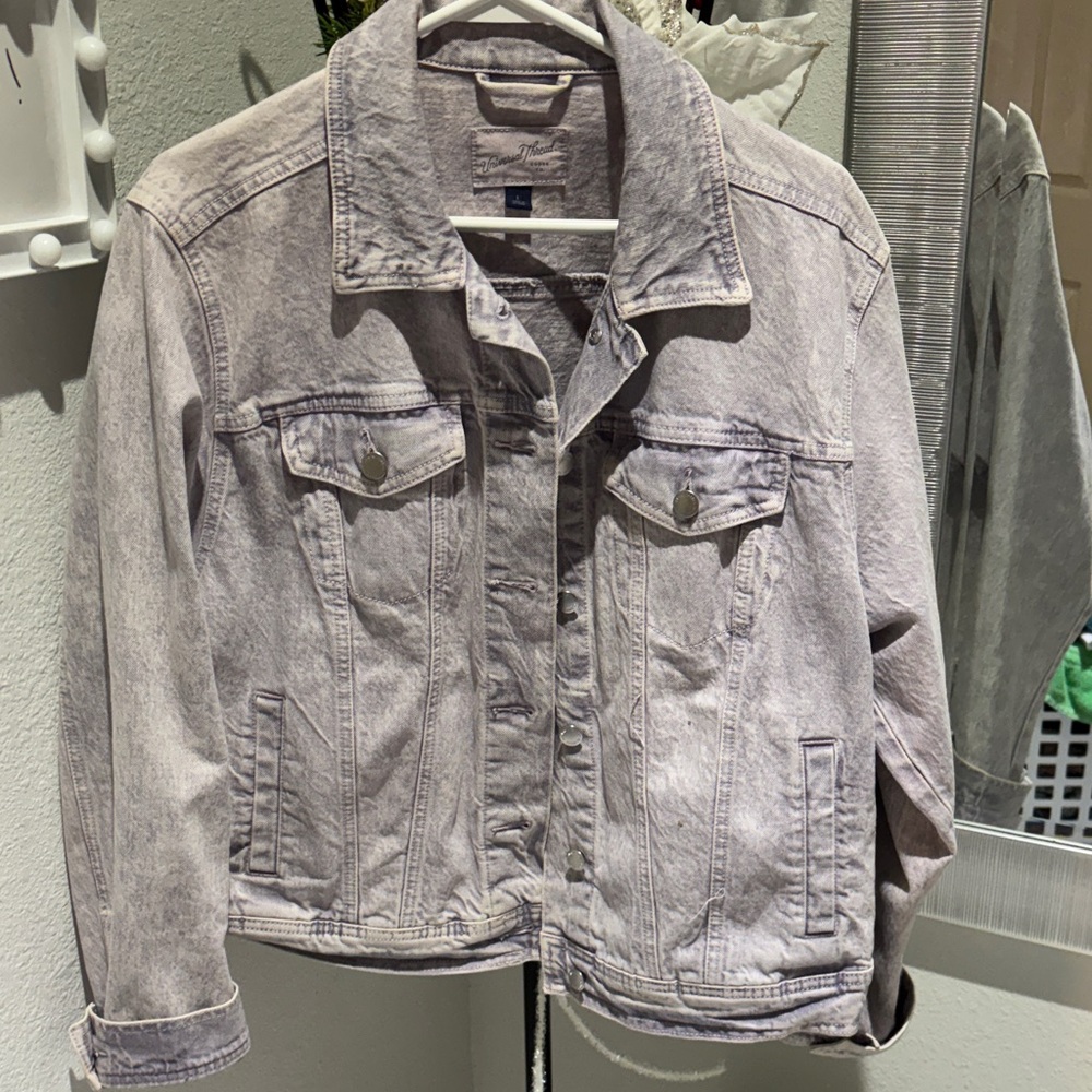Universal Thread Lavender Jean Jacket - image 1